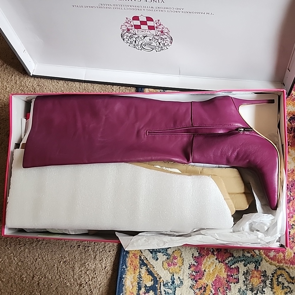 Plum Rose Vince Camuto Kashleigh Boot